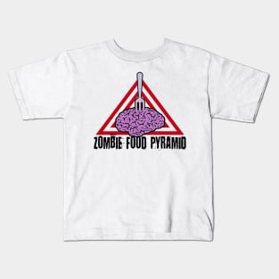 Zombie food Pyramid Kids T-Shirt